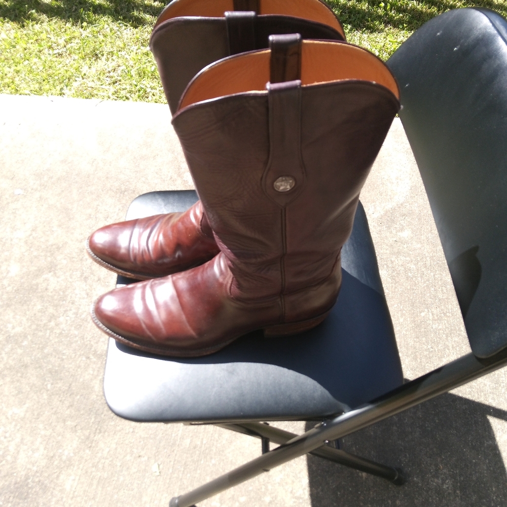J B HILL CORDOVAN RARE  2K5 BOOTS
